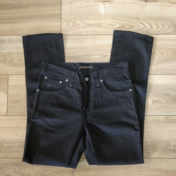 Nudie Jeans Slim Jim Dry Black 30x30 NWOT - Picture 1 of 7